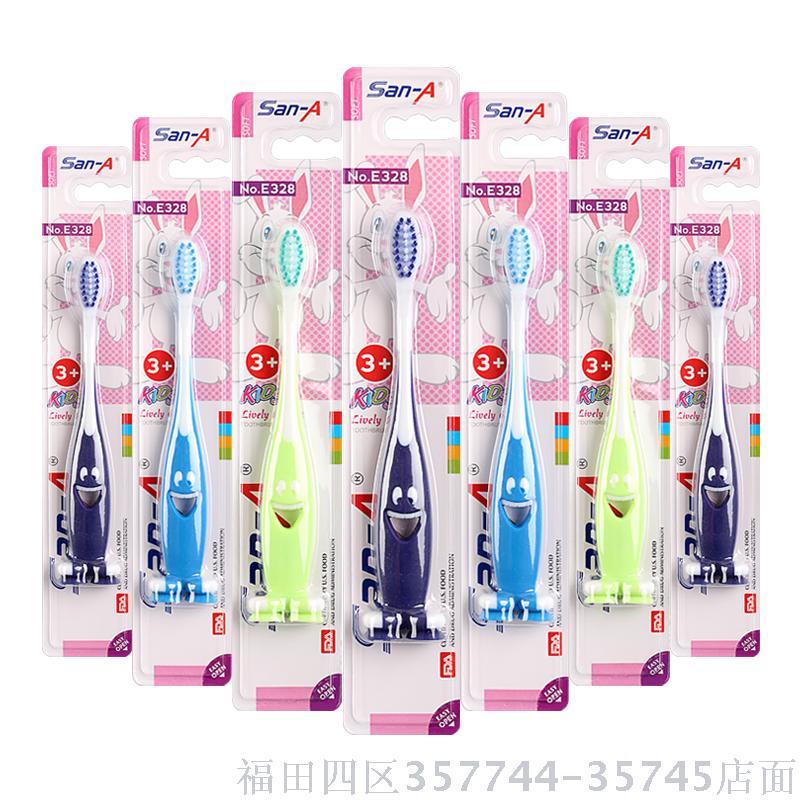 San-A E328 cartoon children&#039;s toothbrush 576pcs/carton