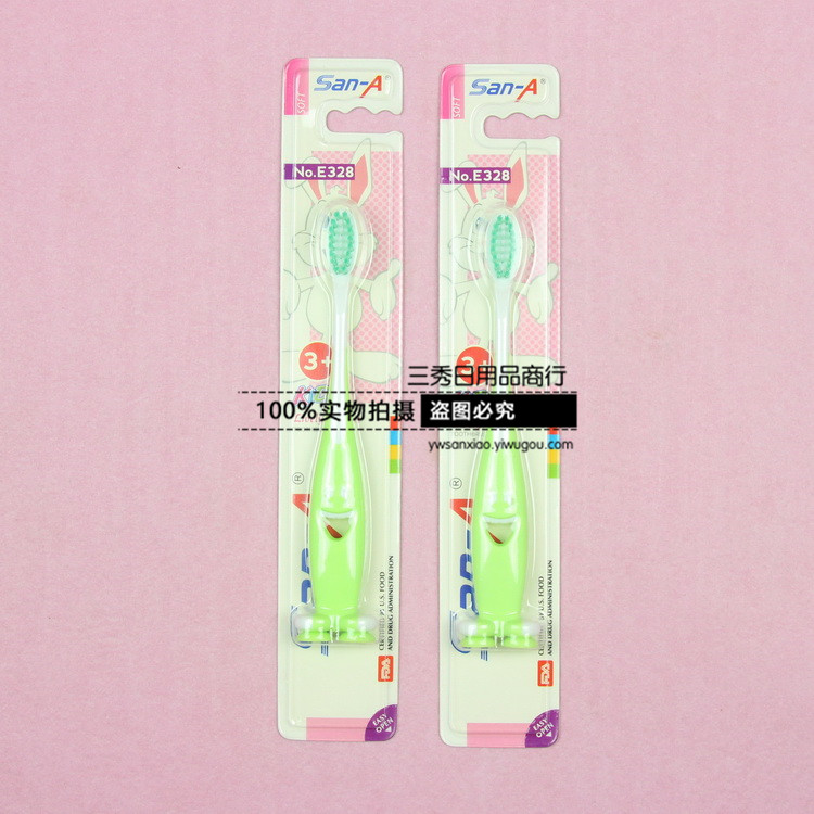 San-A E328 cartoon children&#039;s toothbrush 576pcs/carton