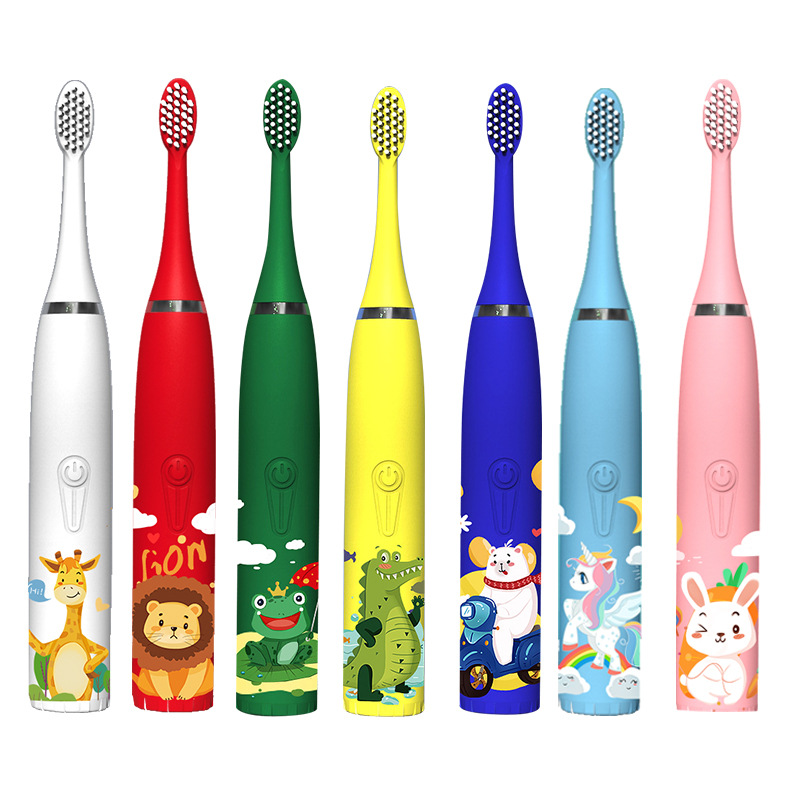 Water Toothpick DuPont Soft Bristle Small Brush Head Smart Toothbrush Kids Oral Irrigator Children Electric Toothbrush