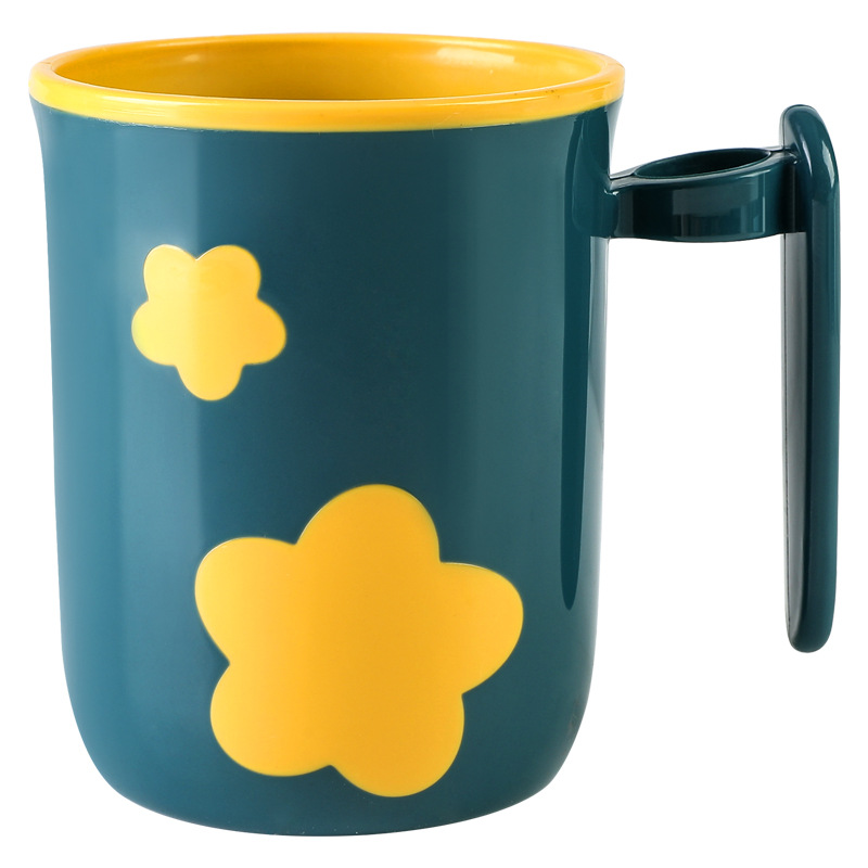 Plastic Cup Tooth Cup Gargle Cup Cartoon Two-Color Cups Wholesale Cup Children&#039;s Toothbrush Storage Washing Cup Drinking Cup