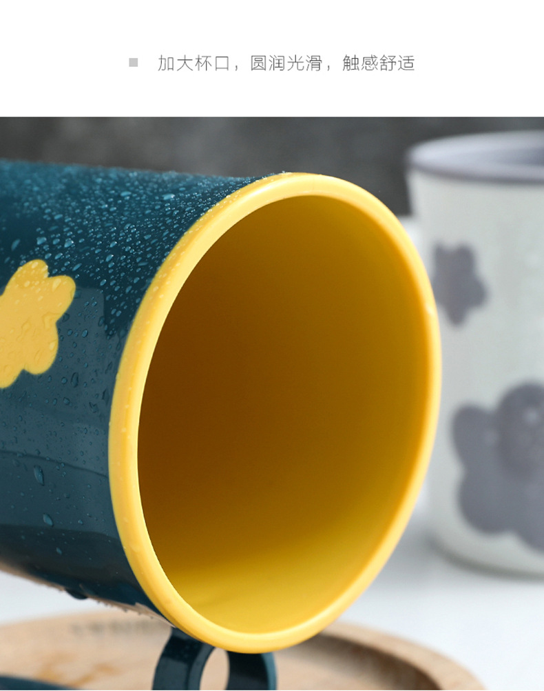 Plastic Cup Tooth Cup Gargle Cup Cartoon Two-Color Cups Wholesale Cup Children's Toothbrush Storage Washing Cup Drinking Cup