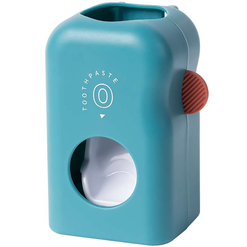 Creative Automatic Children&#039;s Toothpaste Gadget Home Wall-Mounted Toothbrush Toothpaste Rack Put Toothpaste Squeezer