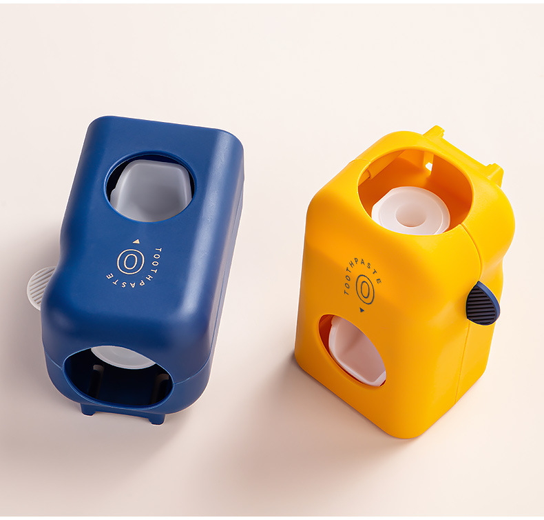 Creative Automatic Children's Toothpaste Gadget Home Wall-Mounted Toothbrush Toothpaste Rack Put Toothpaste Squeezer