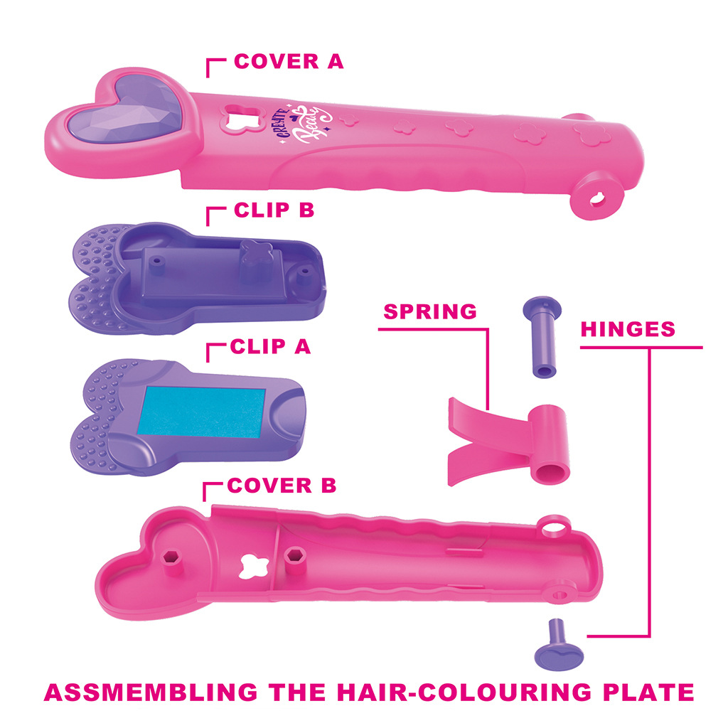 Cross-Border New Children's Hair Dyeing Stick Non-Toxic Harmless Children's Holiday Masquerade Hair Dye Cosplay Dye