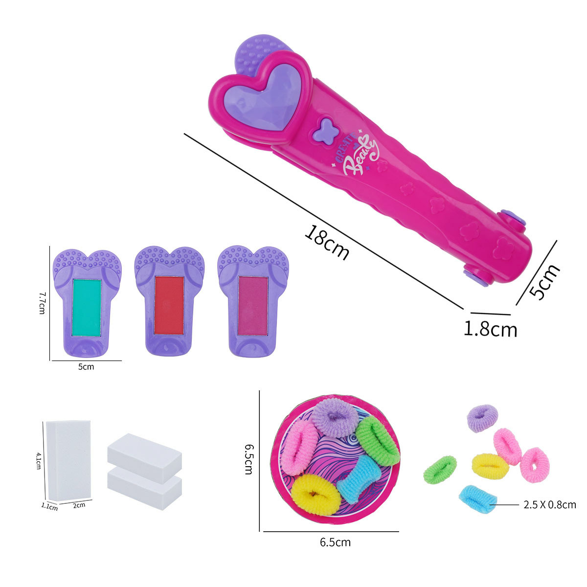 Cross-Border New Children's Hair Dyeing Stick Non-Toxic Harmless Children's Holiday Masquerade Hair Dye Cosplay Dye