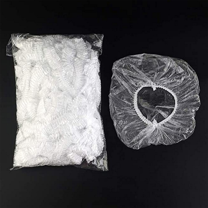 Plastic waterproof disposable shower cap, oil treatment cap, hair dye cap, shampoo shower cap bar