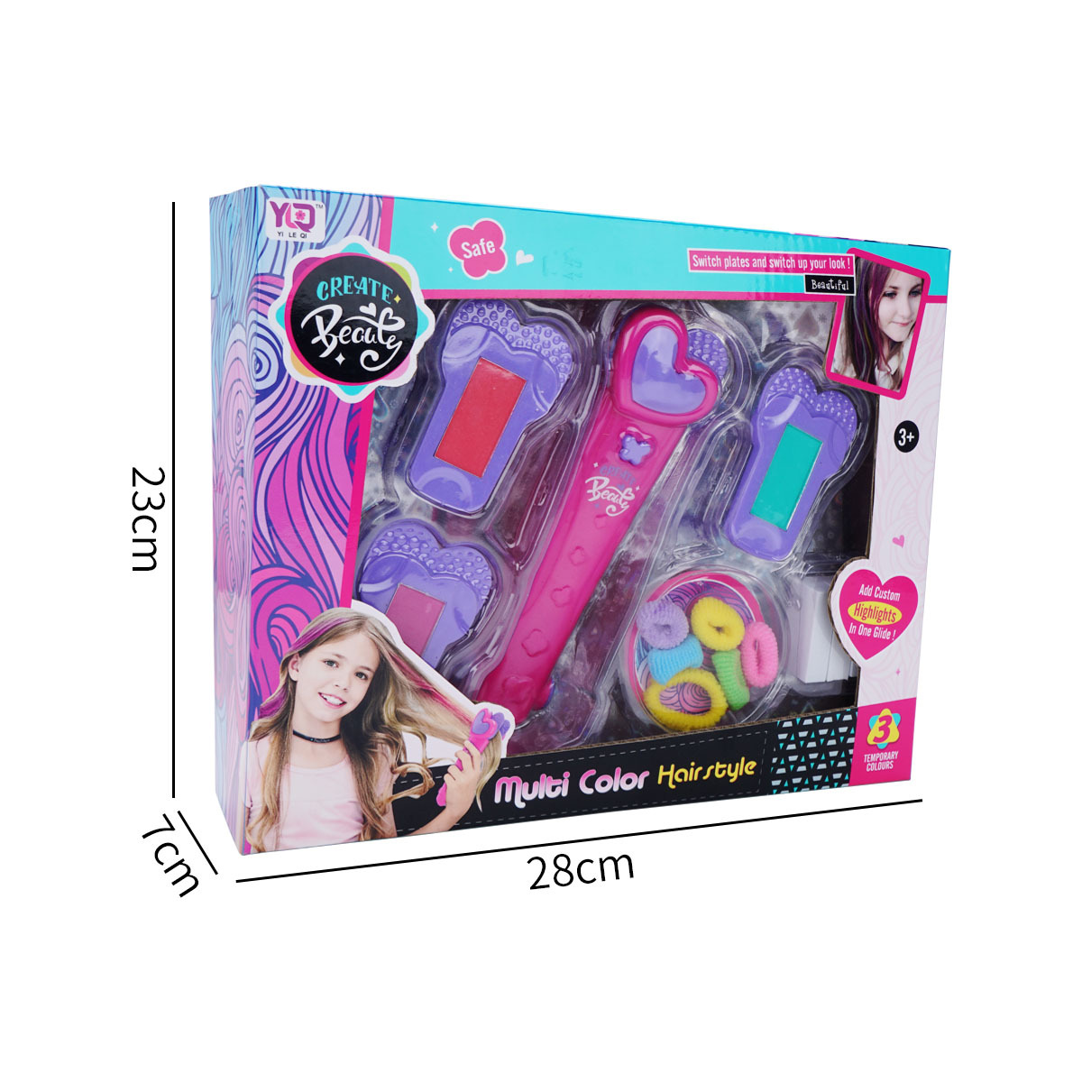 Cross-Border New Children's Hair Dyeing Stick Non-Toxic Harmless Children's Holiday Masquerade Hair Dye Cosplay Dye