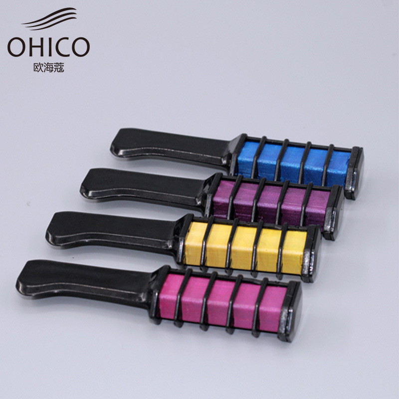 Disposable Hair Dye Mini Hair Dye Comb Hair Dyeing Stick 6 PCs Set Hair Dye Comb