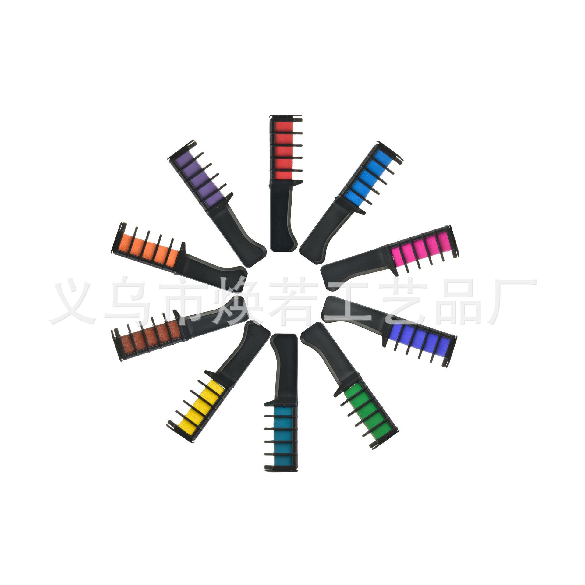 Disposable Hair Dye Mini Hair Dye Comb Hair Dyeing Stick 6 PCs Set Hair Dye Comb