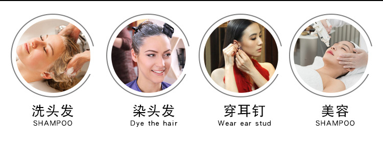 Disposable Earmuffs Thick Plastic AntiWater Artifact Ear Protection Hair Dye Hair Treatment Oil 100 Pieces