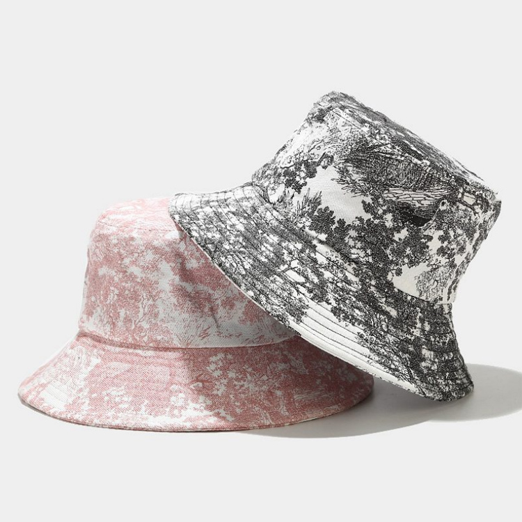 Tie-dye Abstract Ink Painting Printing Bucket Hat Wholesale 