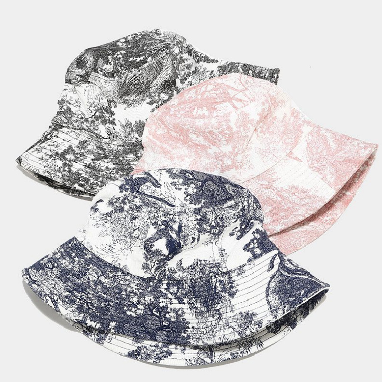 Tie-dye Abstract Ink Painting Printing Bucket Hat Wholesale 