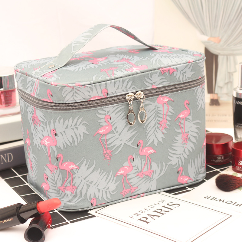 INS Internet Celebrity Small-Size Cosmetic Bag Portable Korean Simple Large Capacity Cosmetic Bag Girl Heart Toiletries Storage Bag