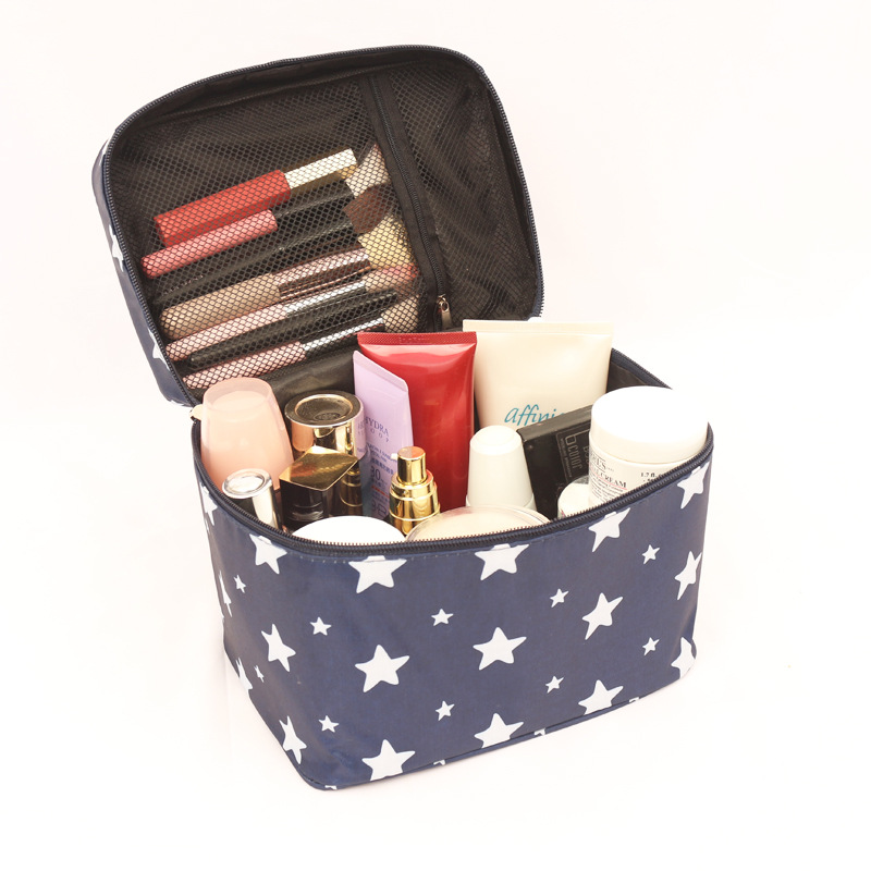 INS Internet Celebrity Small-Size Cosmetic Bag Portable Korean Simple Large Capacity Cosmetic Bag Girl Heart Toiletries Storage Bag