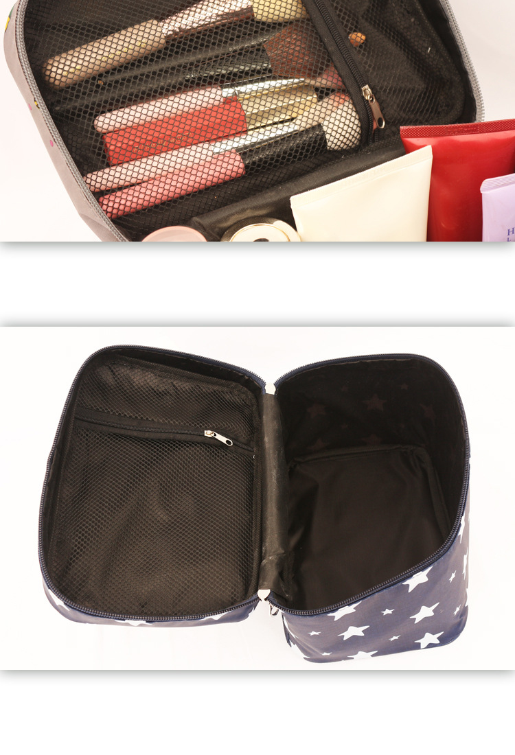 INS Internet Celebrity Small-Size Cosmetic Bag Portable Korean Simple Large Capacity Cosmetic Bag Girl Heart Toiletries Storage Bag