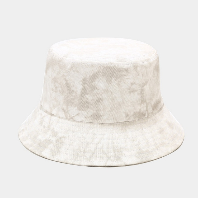 Cotton Tie-dye Unisex Bucket Hat Cap Outdoor Travel Sun Prot