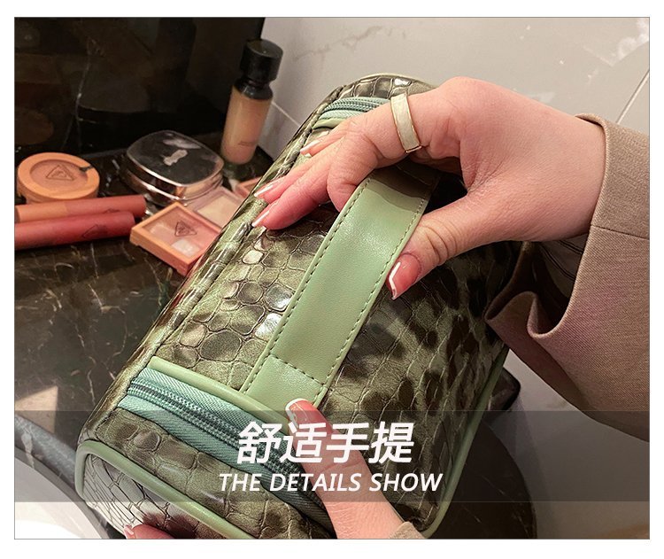 Cross-Border Fashion Leopard Print Small Bag Women's Bag 2021 Trendy New Korean Style Ins Internet Celebrity Versatile Handheld Cosmetic Bag Pu