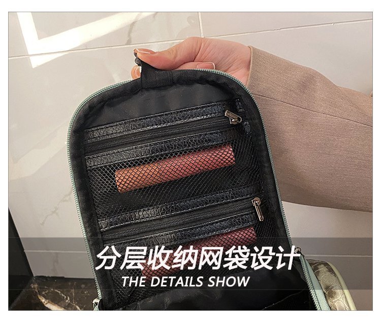 Cross-Border Fashion Leopard Print Small Bag Women's Bag 2021 Trendy New Korean Style Ins Internet Celebrity Versatile Handheld Cosmetic Bag Pu