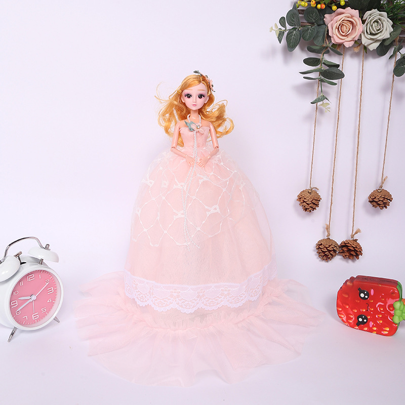 Blonde Princess Doll 50cm Doll Exquisite Gift Wedding Dress Gift for Little Girl Wholesale Blonde Princess Doll 50cm Doll Exquisite Gift Wedding Dress Gift for Little Girl Wholesale