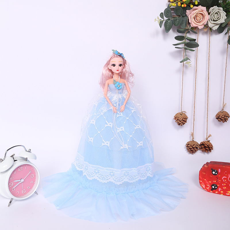 Blonde Princess Doll 50cm Doll Exquisite Gift Wedding Dress Gift for Little Girl Wholesale Blonde Princess Doll 50cm Doll Exquisite Gift Wedding Dress Gift for Little Girl Wholesale