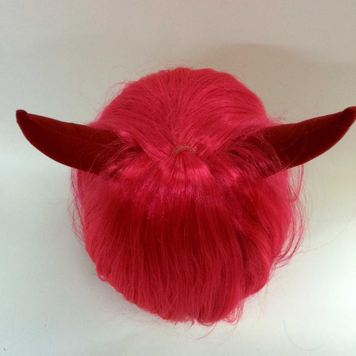 Halloween wig Ox horn hair short wig