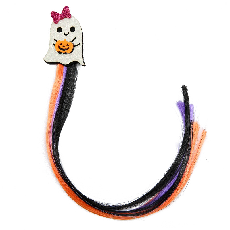 Halloween Wig Dress up Hairpin Headdress Bat Pumpkin Hairpin Ball Party Black Woven Hair Accessories Props Halloween Wig Dress up Hairpin Headdress Bat Pumpkin Hairpin Ball Party Black Woven Hair Accessories Props