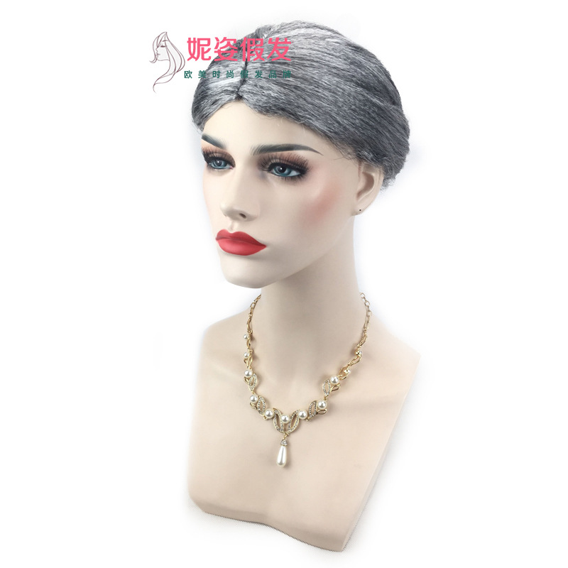 Festival Wig Grandma Cospaly Wig Halloween Christmas Party Wig Factory Wholesale Festival Wig Grandma Cospaly Wig Halloween Christmas Party Wig Factory Wholesale