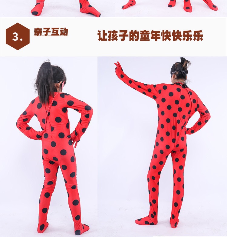 Halloween costume ladybug girl mask costume reddy anime costume cos tights wig Halloween costume ladybug girl mask costume reddy anime costume cos tights wig