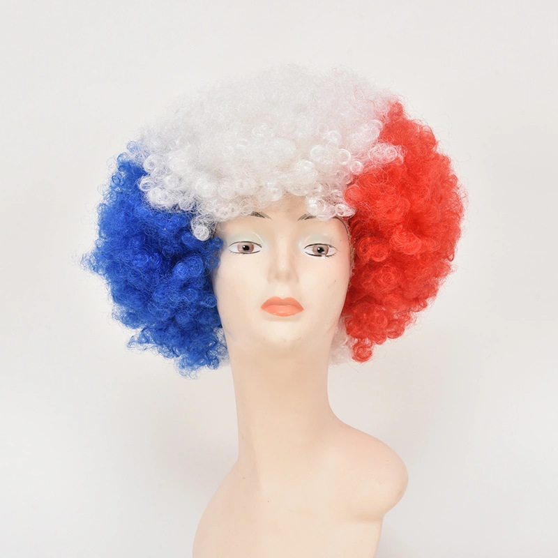 Halloween European and American Afro Wig Cosplay Fan Wig Clown Head Cover Children's Rainbow Party Wig Halloween European and American Afro Wig Cosplay Fan Wig Clown Head Cover Children's Rainbow Party Wig