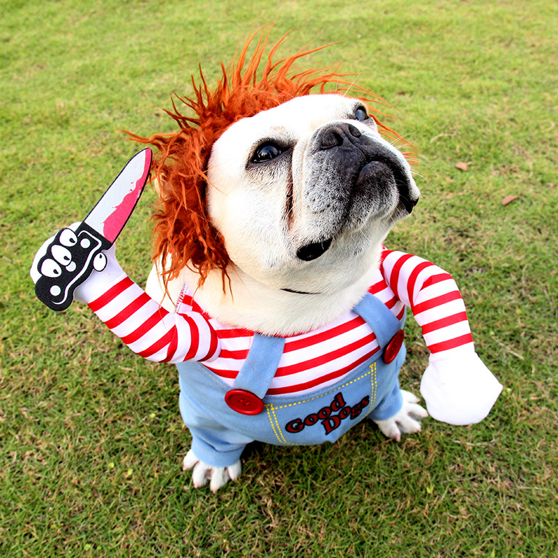Deadly Doll Dog Pet Costume Halloween Pet Costume Wig Medium Large Dog Amazon Hot