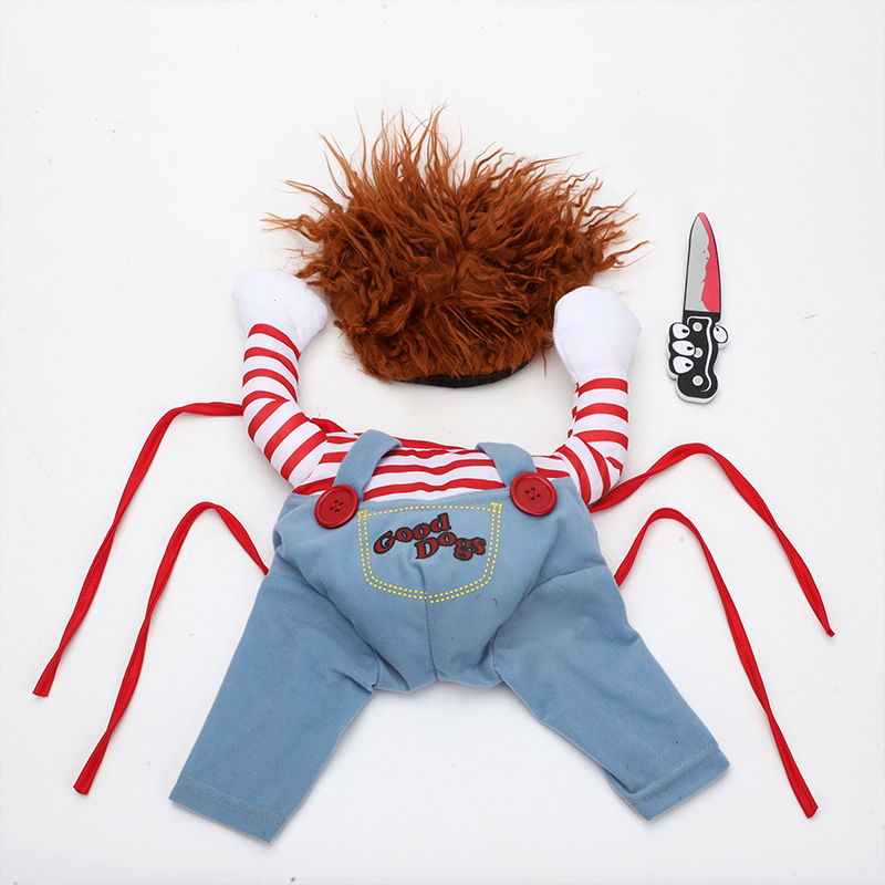 Deadly Doll Dog Pet Costume Halloween Pet Costume Wig Medium Large Dog Amazon Hot