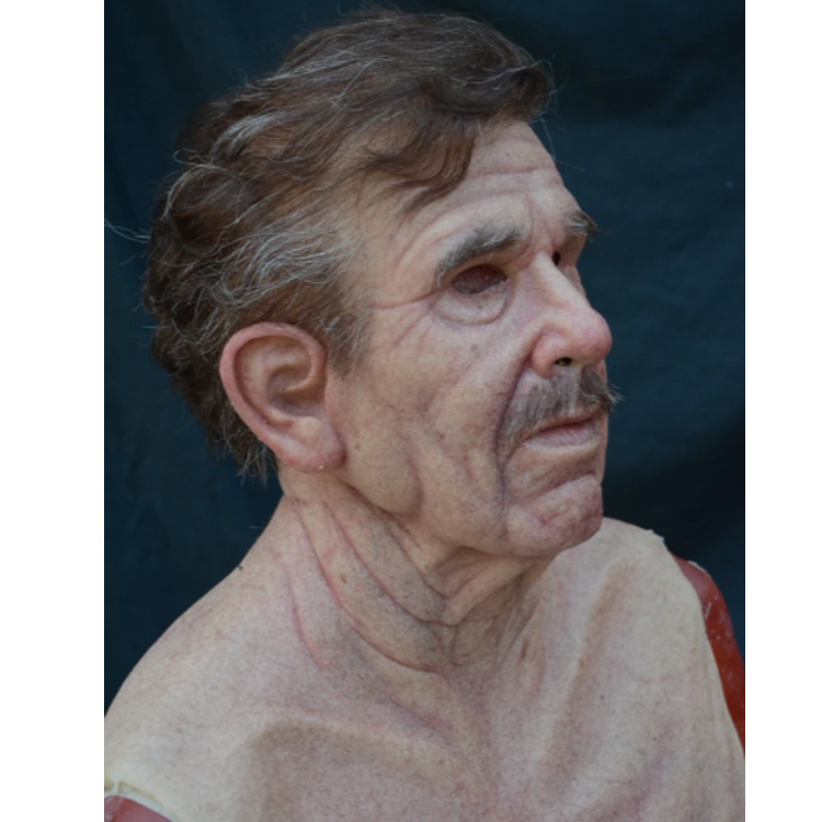 Halloween Independent Station Hot Old Mask Horror Wig Headgear Dress Props Halloween Independent Station Hot Old Mask Horror Wig Headgear Dress Props