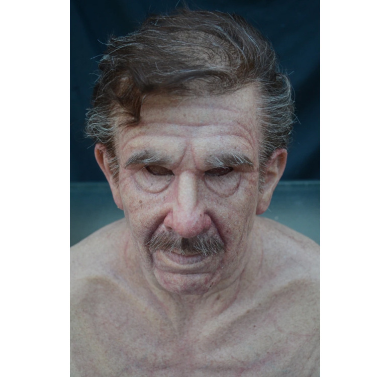 Halloween Independent Station Hot Old Mask Horror Wig Headgear Dress Props Halloween Independent Station Hot Old Mask Horror Wig Headgear Dress Props
