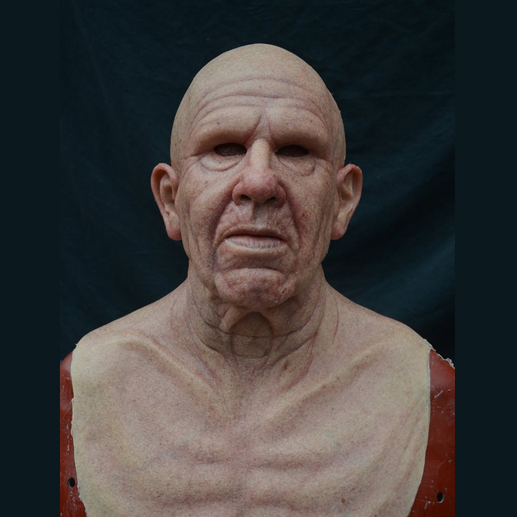 Halloween Independent Station Hot Old Mask Horror Wig Headgear Dress Props Halloween Independent Station Hot Old Mask Horror Wig Headgear Dress Props