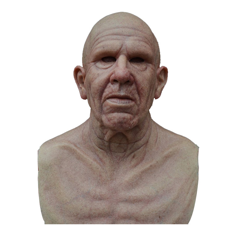 Halloween Independent Station Hot Old Mask Horror Wig Headgear Dress Props Halloween Independent Station Hot Old Mask Horror Wig Headgear Dress Props
