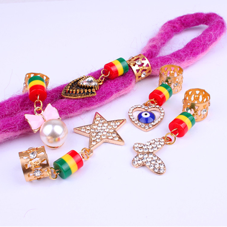 Hair Extension Ring Regal Dreadlock Wig Beaded Hair Band Hair Ring Wig Braid Hair Vintage Alloy Hair Band Hair Extension Ring Regal Dreadlock Wig Beaded Hair Band Hair Ring Wig Braid Hair Vintage Alloy Hair Band