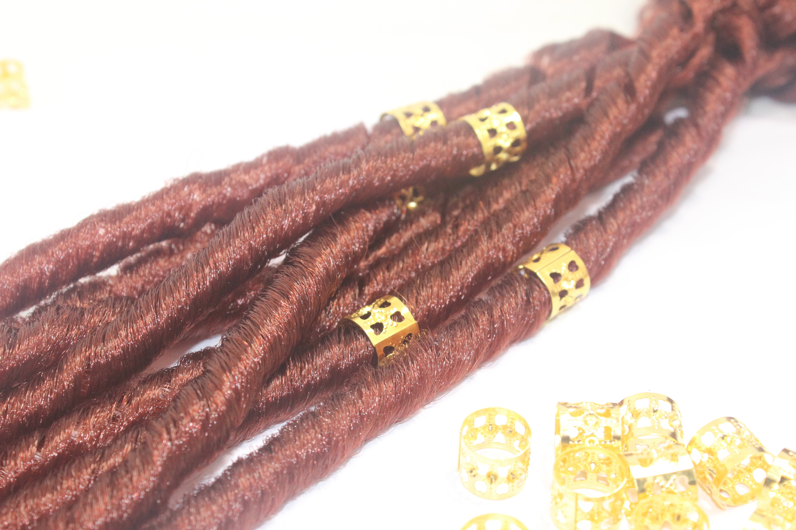 Hair Extension Ring Dreadlock Buckle AliExpress Pin Presbyopic Tube Hair Braid Cuff