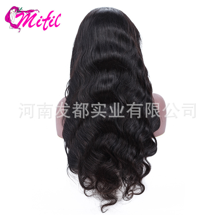  Human Hair Wigs HD Transparent Front Lace 13*4Body Wave Female Hair Wig