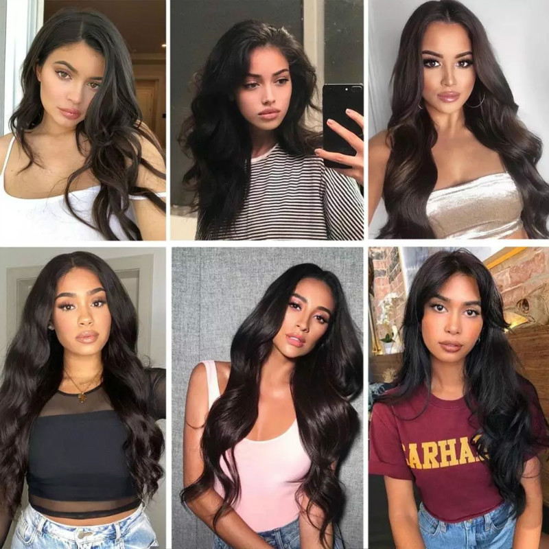 European and American Fashion Chemical Fiber Hair Big Wave Long Hair Manufacturer One Piece Dropshipping Body Wave Hair