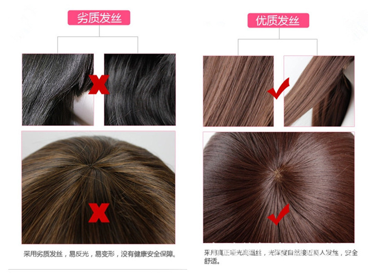 of Foreign Trade Wig Europe Wig Small Volume African Wig High-Temperature Fiber Synthetic Wigs Currently Available Wholesale of Foreign Trade Wig Europe Wig Small Volume African Wig High-Temperature Fiber Synthetic Wigs Currently Available Wholesale