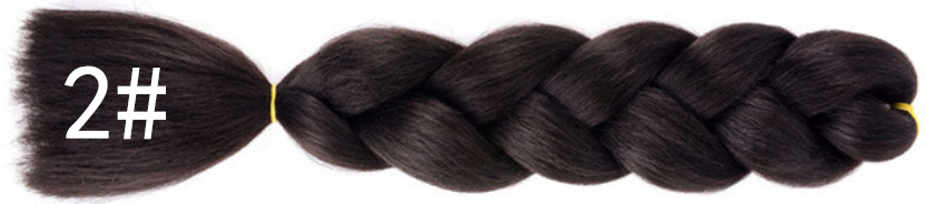 European and American Foreign Trade Chemical Fiber Big Braid Color Braids High-Temperature Fiber Gradient Dreadlocks African Wig Braid European and American Foreign Trade Chemical Fiber Big Braid Color Braids High-Temperature Fiber Gradient Dreadlocks African Wig Braid