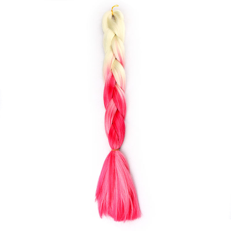 Dreadlocks Wig Gradient Color Chemical Fiber Big Braid African Wig Jumbo Braid Hair High-Temperature Fiber Hair Rope