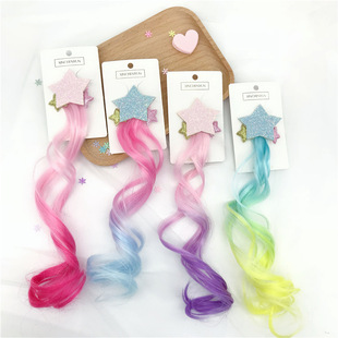 Children's Wig Princess Elsa Ice Snow Headband Wig Braid Festival Performance Party Hair Accessories Snowflake Children Headwear Children's Wig Princess Elsa Ice Snow Headband Wig Braid Festival Performance Party Hair Accessories Snowflake Children Headwear