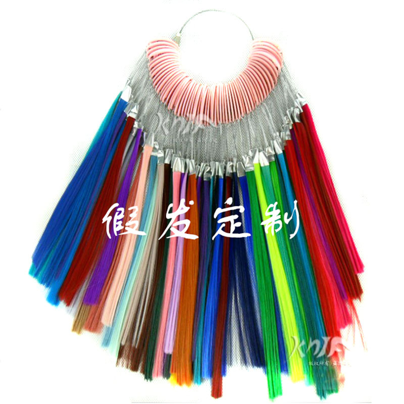Kanuo Fiber Hair High-Temperature Fiber Hair Wholesale to Map Sample Cos Wig Custom Rose Net Origin Supply