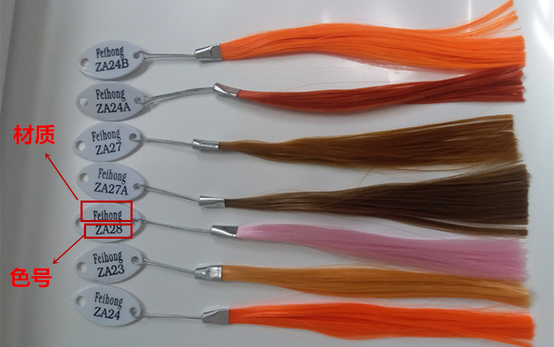 Kanuo Fiber Hair High-Temperature Fiber Hair Wholesale to Map Sample Cos Wig Custom Rose Net Origin Supply