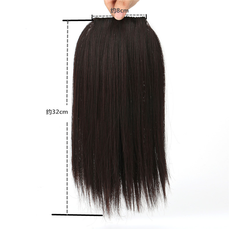 Stock Wig Set Underlay Hair Root Invisible Seamless Spray Fluffy Seamless Mini Hair Pack Hair Supplementing Piece Female