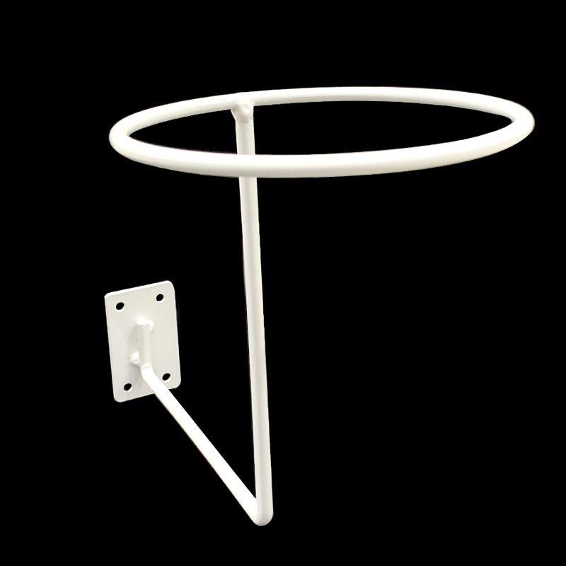 Wholesale upper wall hat stand black paint ball stand wig display bicycle Motorcycle Helmet display stand
