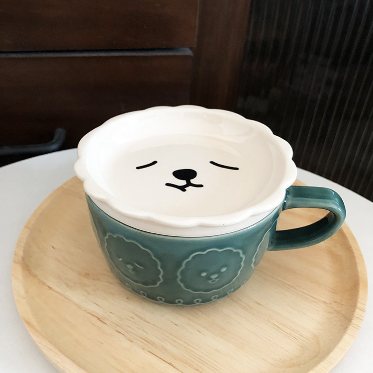 Japanese Cartoon Ceramic Plate Bowl Cute Sheep Soup Plate Children's Dinner Plate Rice Bowl Cup with Cover Household Salad Dish Japanese Cartoon Ceramic Plate Bowl Cute Sheep Soup Plate Children's Dinner Plate Rice Bowl Cup with Cover Household Salad Dish
