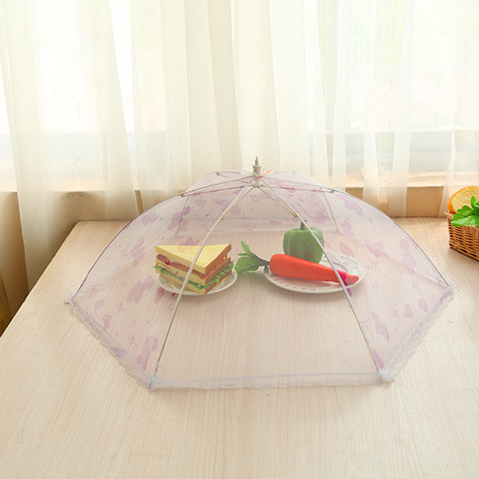 Anti-Fly Table Cover Lace round Folding Dish Cover Folding Food Cover Meal Cover Anti-Fly Table Cover Lace round Folding Dish Cover Folding Food Cover Meal Cover