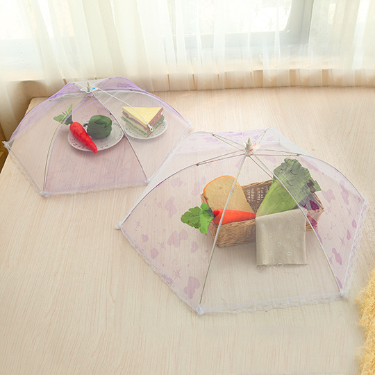 Anti-Fly Table Cover Lace round Folding Dish Cover Folding Food Cover Meal Cover Anti-Fly Table Cover Lace round Folding Dish Cover Folding Food Cover Meal Cover